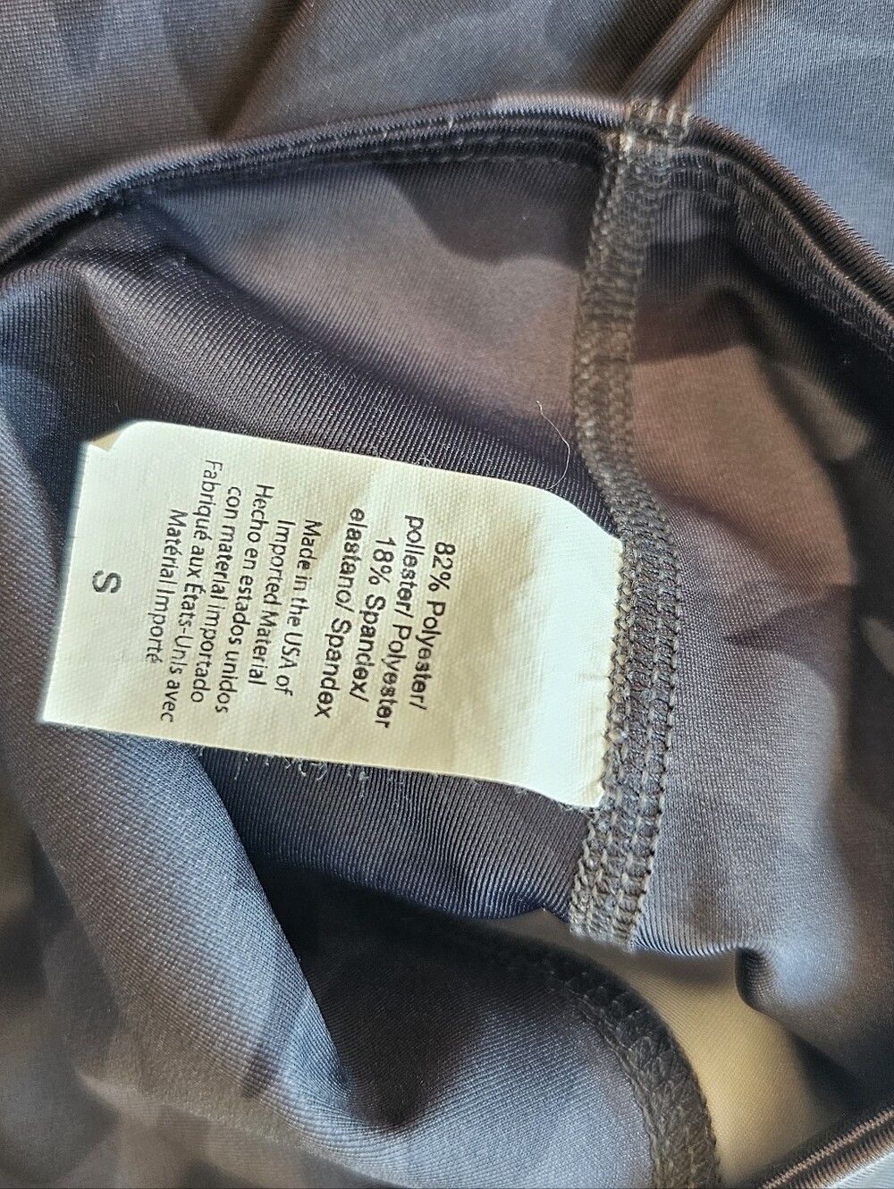 Beyond Yoga Grey Camouflage High-Waist Leggings - Picture 4 of 4
